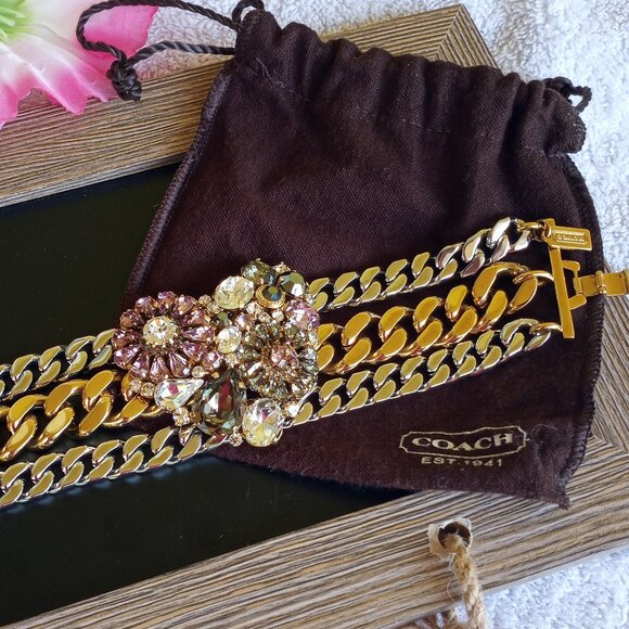 Exquisite Coach multistrand bracelet - Picture 7 of 15